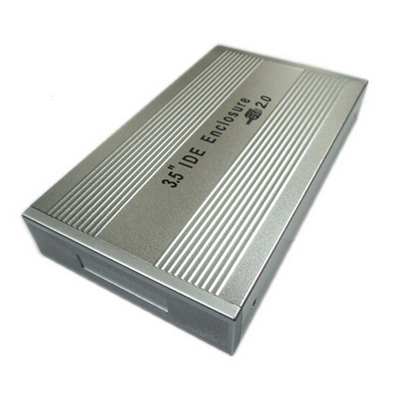 3.5 IDE HDD enclosure Support HDD up to 1.5TB with 12V 5V 2A big AC Adapter 